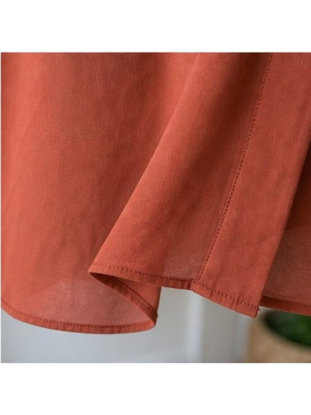 Rust Puff Sleeve Top - Picture 6 of 6